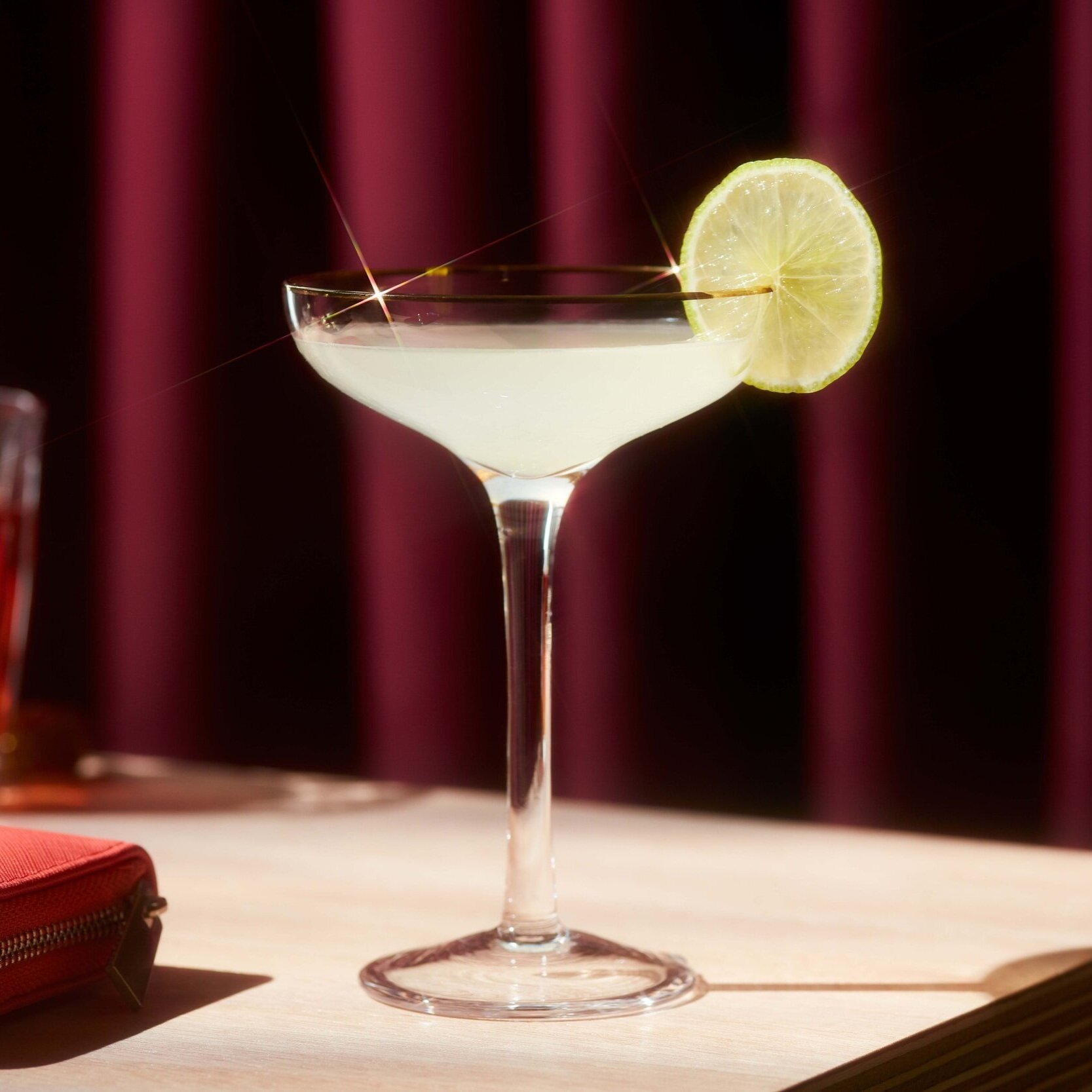 A key lime margarita