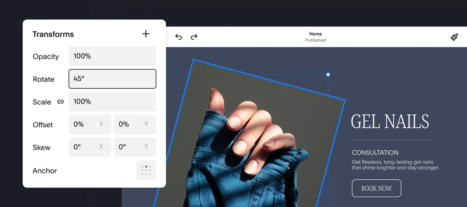 Block transforms on Squarespace for Pros