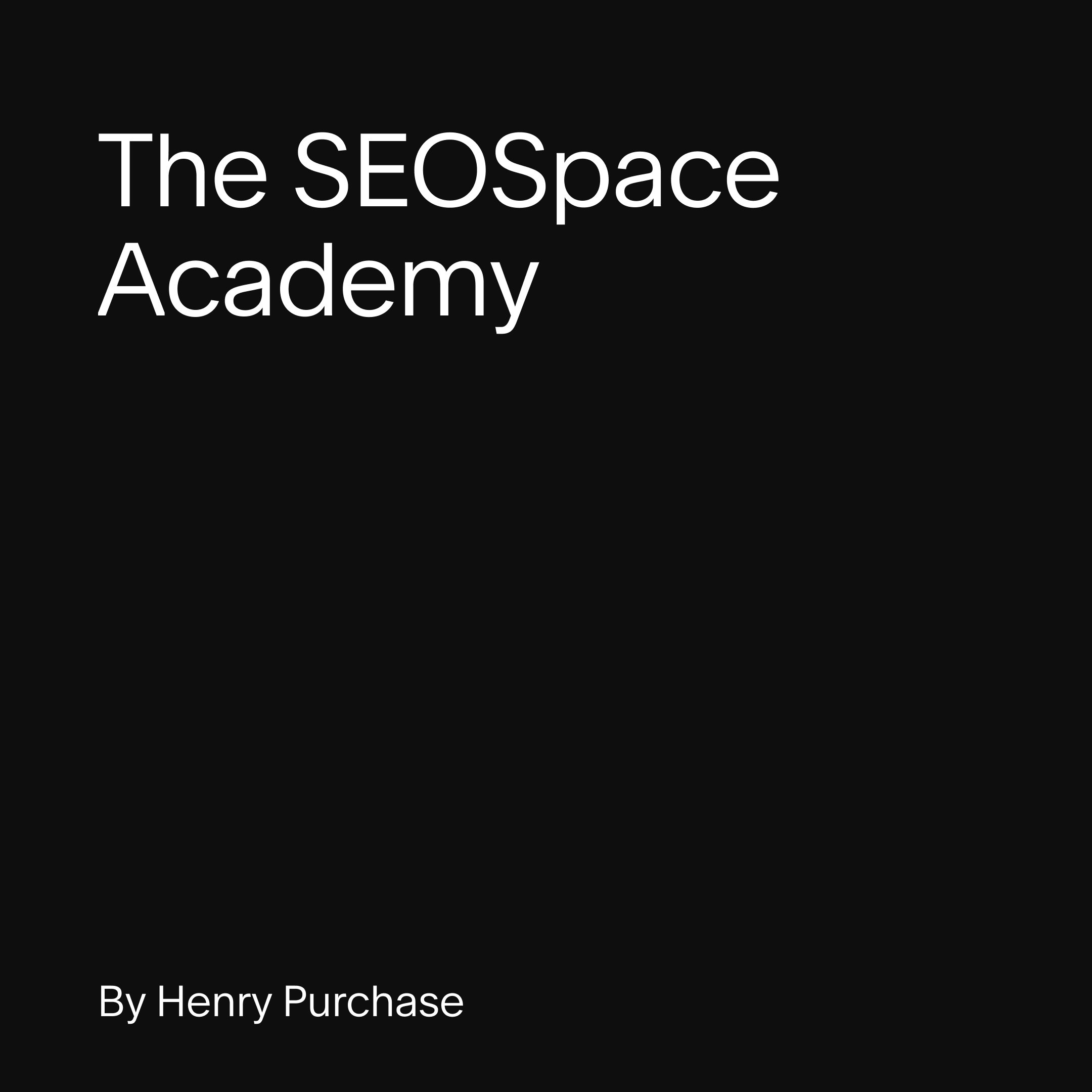 Logo for The SEOSpace Academy course by Henry Purchase