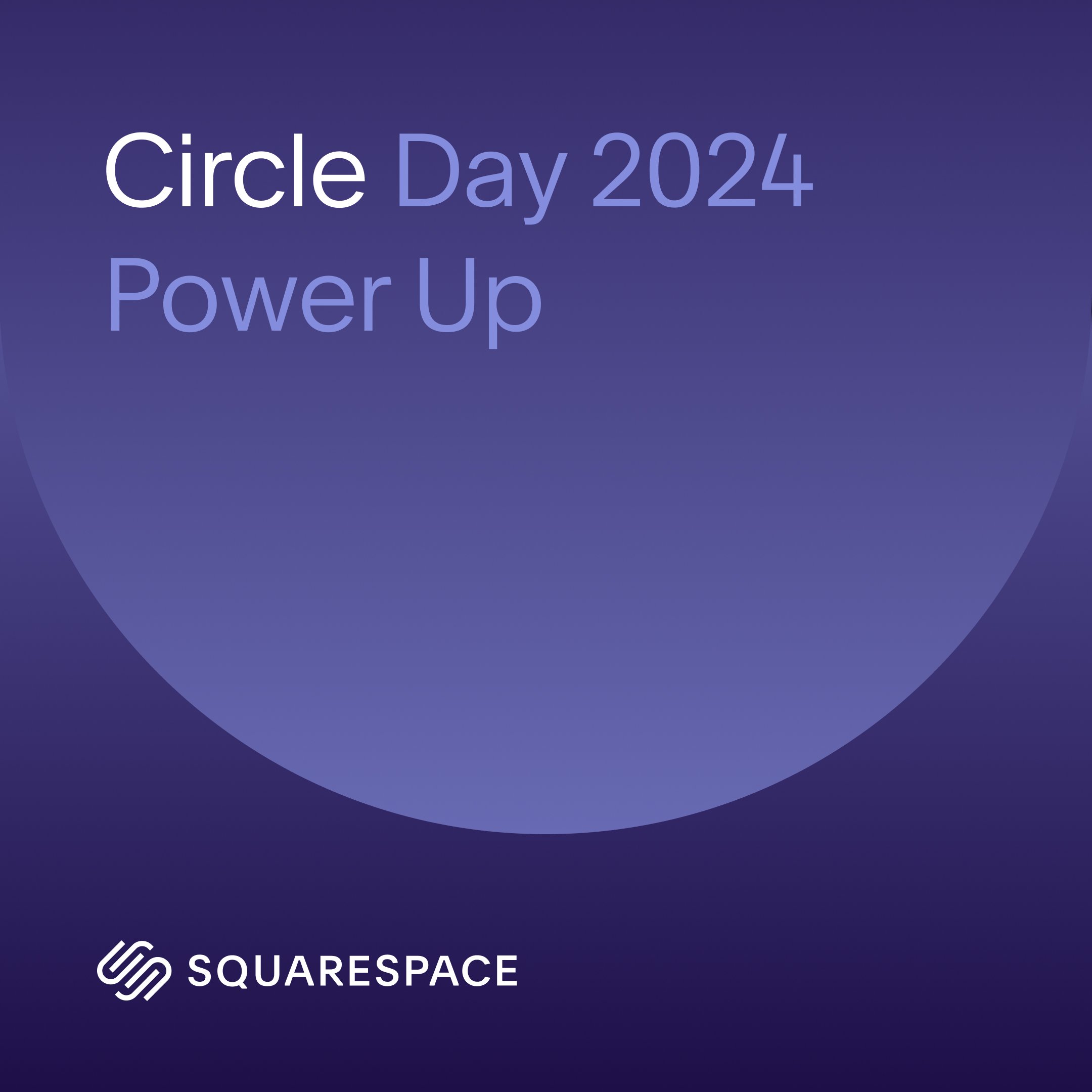 Logo for Circle Day 2024 by Squarespace Circle